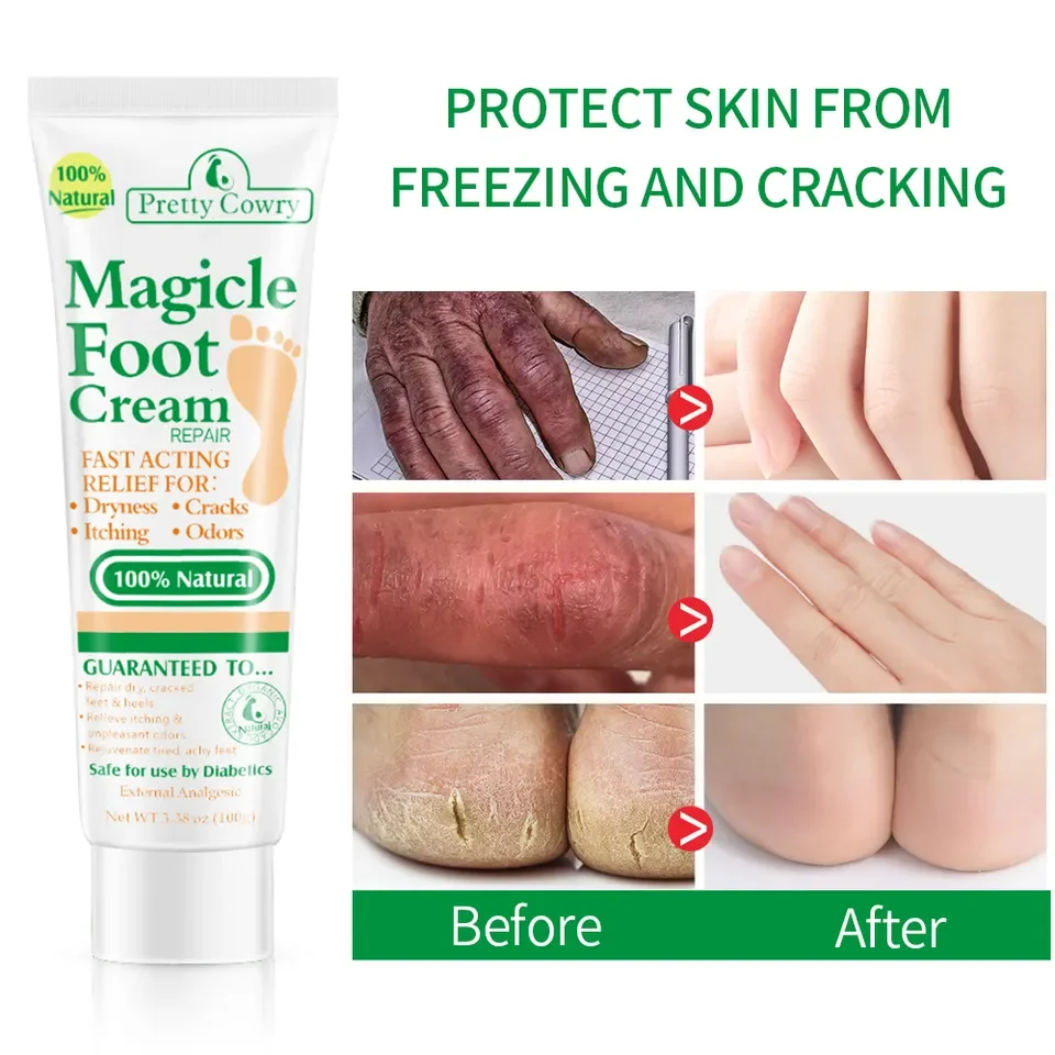 Anti-Drying Crack Foot Cream Heel Cracked Repair Cream  Moisturizing Removal Dead Skin Hand Feet Smooth Care