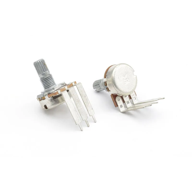 16mm metal shaft with busing with thread vertical H 12.5mm dual*2 rotary potentiometer