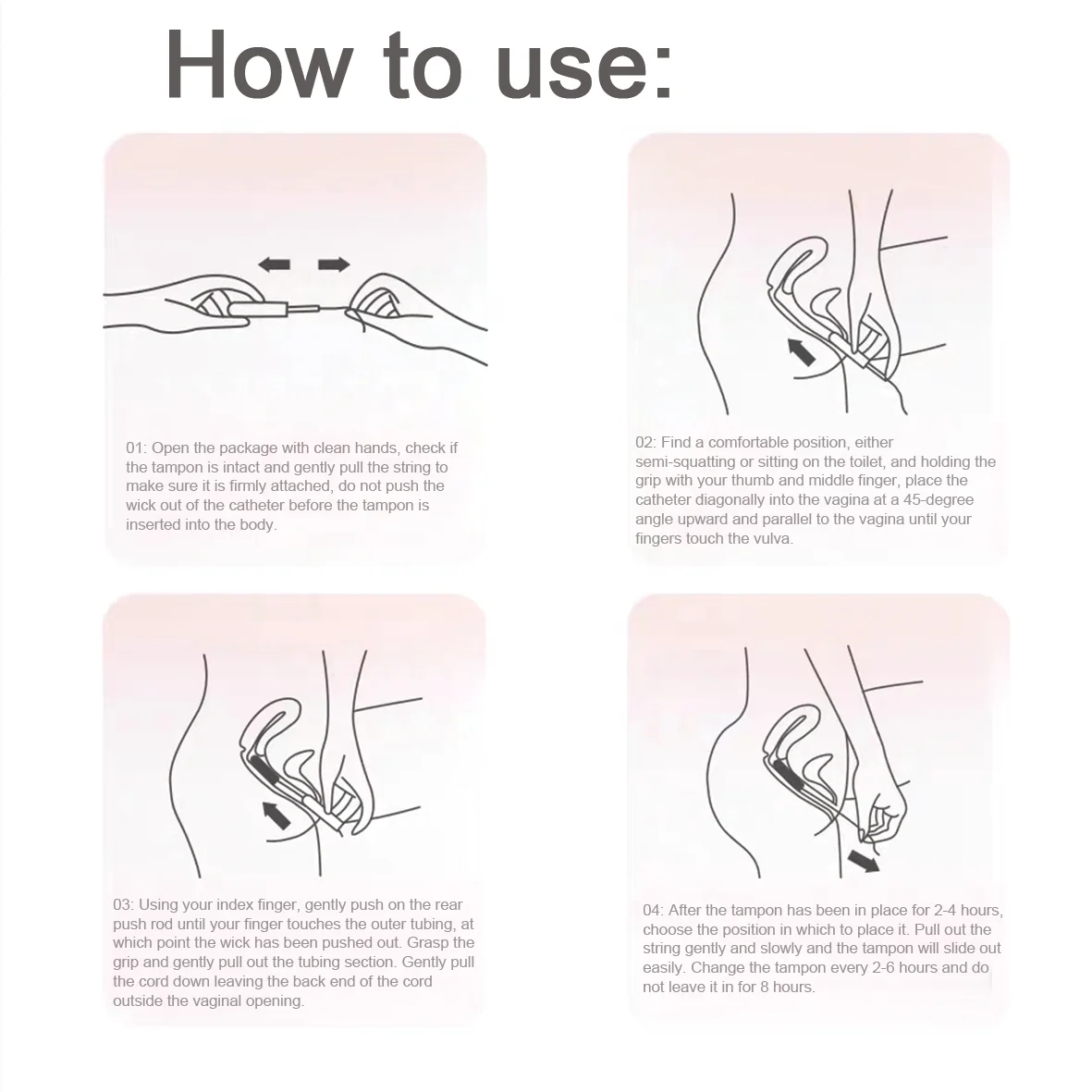 Feminine Care Personnalisation De Tampon Organic Eco Friendly Tampons Bulk Vaginal Used Tampons For Sale