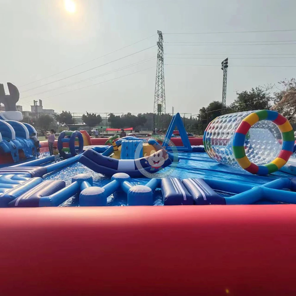 pools swimming outdoor inflatable swim pool water slide inflatable kids outdoor water play equipment park inflatable