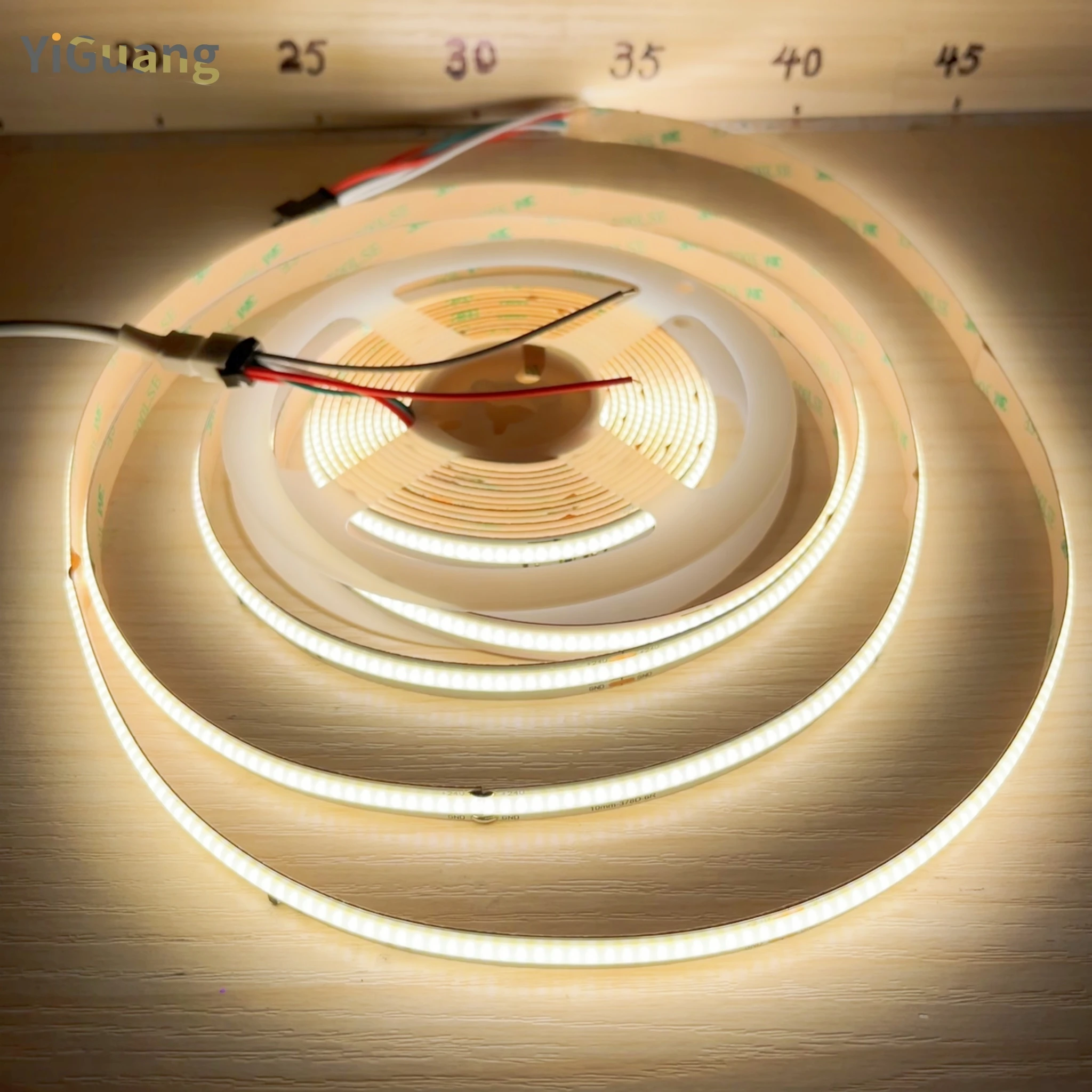 DC 12V/24V COB water flow lights with 378LEDs No flicker No pressure drop high quality 5year warranty