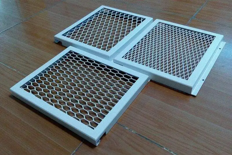 Aluminum Hook-on Mesh Ceiling Metal Expaned Mesh Penal Suspend Mesh Ceiling