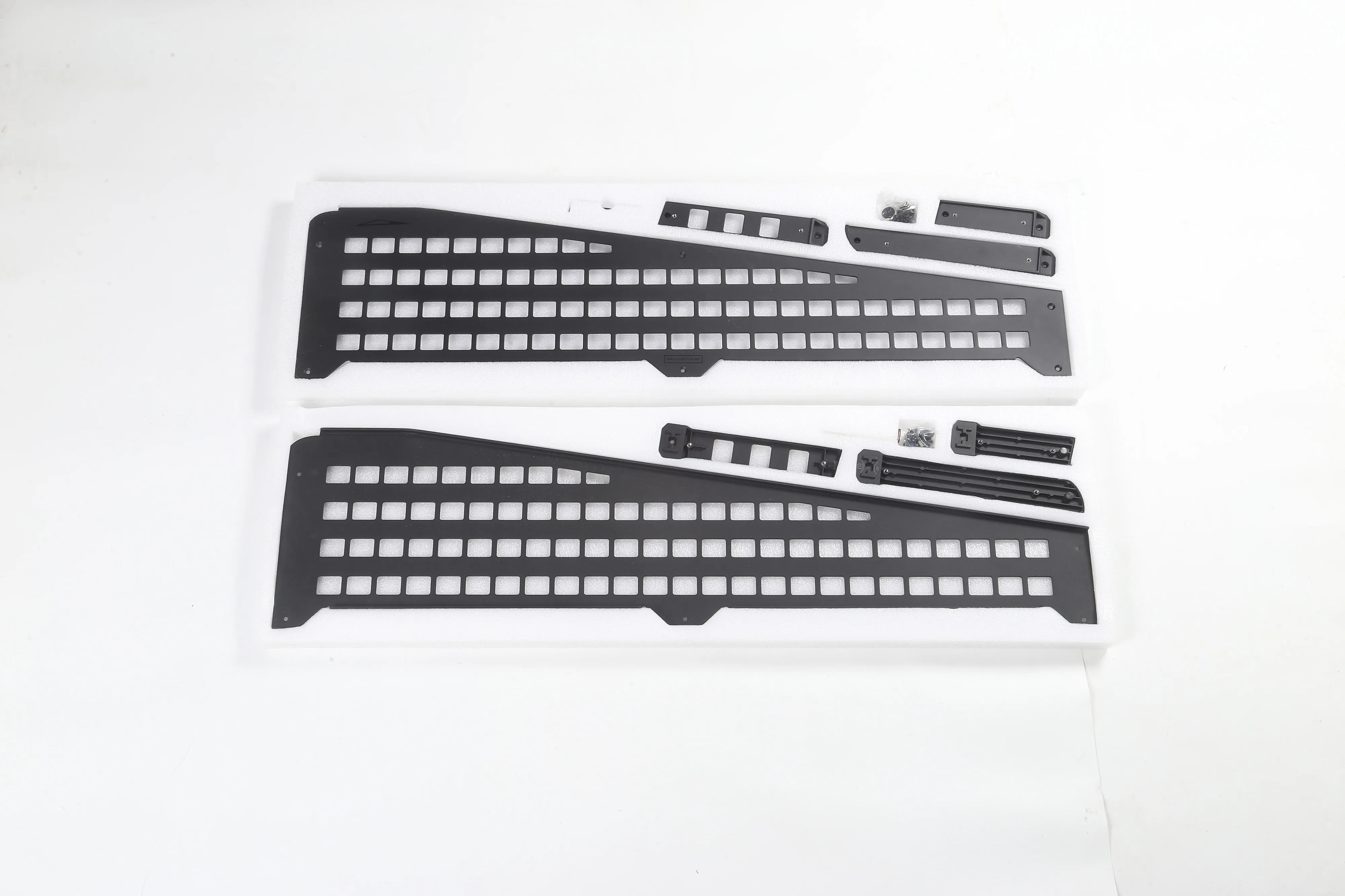 WZAUTO Molle grille guards on both sides of the rear bucket panel Cargo compartment side molle panels for Tesla Cybertruck