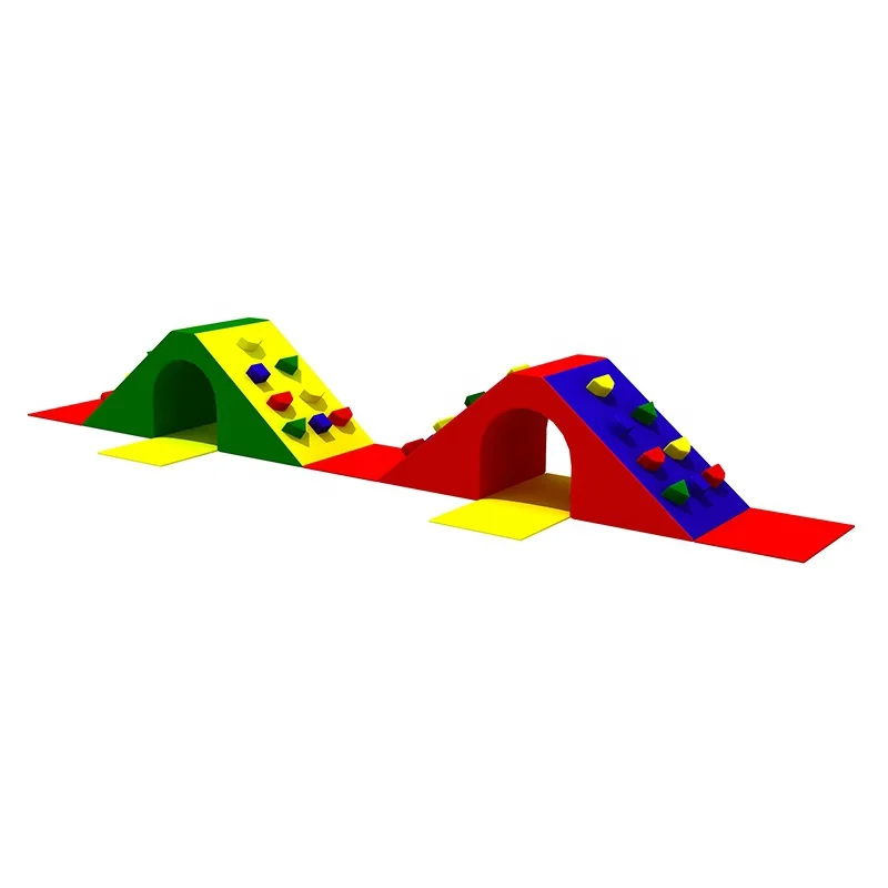 Kids Soft Play Climbing Toys Wholesale Customized Fitness Theme Indoor Indoor Playground 3 Years 390*60*60cm JB-SP1025 Accepted