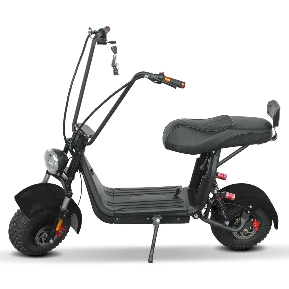 800w power mini city coco 48V City-coco Cheap Adult electric bike 2 fat tire electric motorcycle scooter for adult