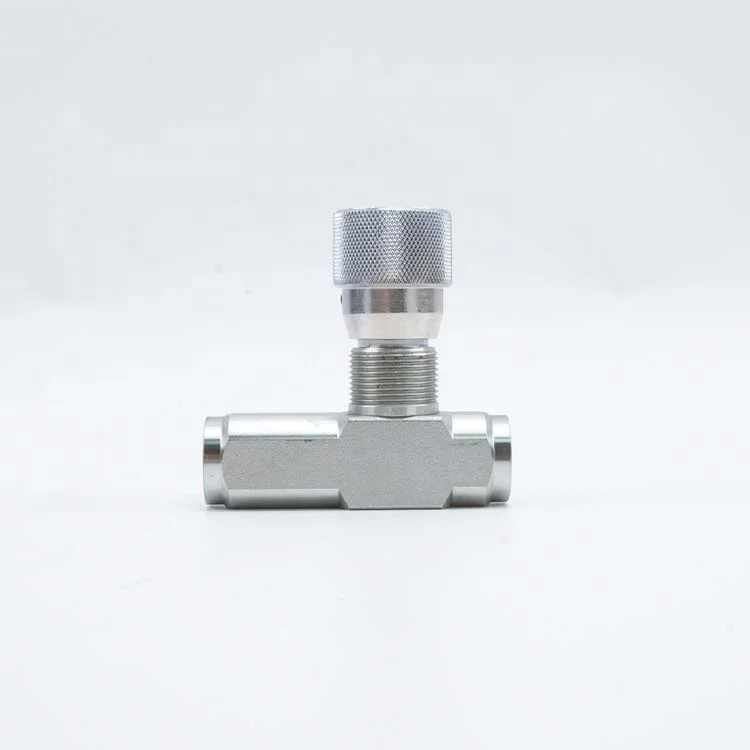 STU-G3/8 high pressure ss industrial 6000psi hydraulic flow restrictor ball valve with check valve 3/8inch