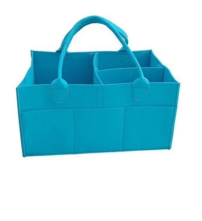 Maternal and infant supplies felt bag baby diaper baby bottle portable storage bag