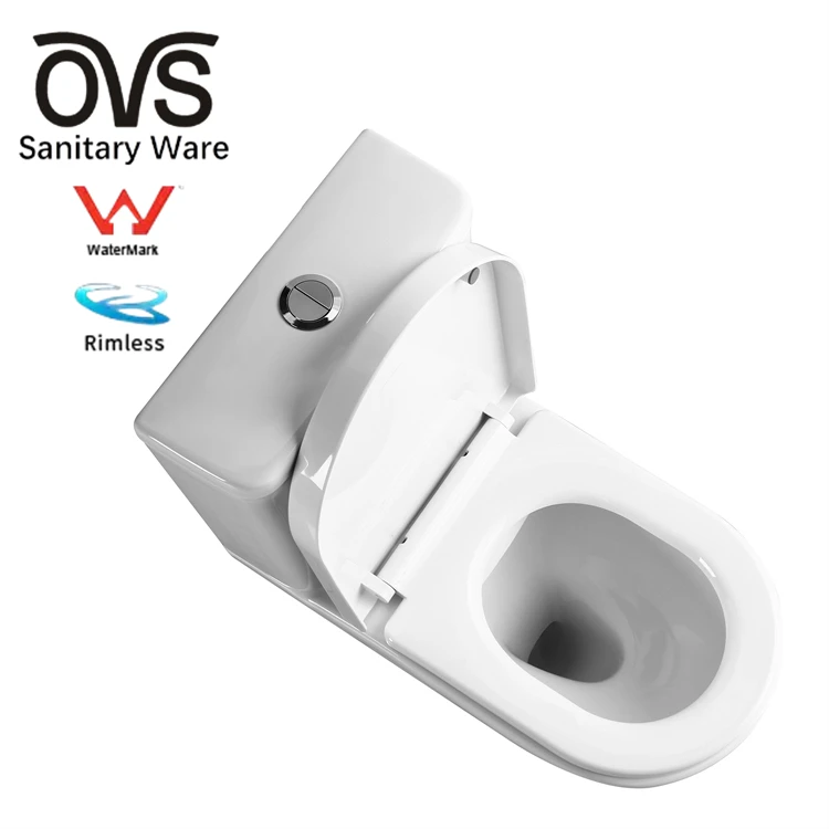 OVS Watermark Australia Wc 2 Pieces Toilet Sanitary Ware Bathroom Ceramic High Quality Water Closet Two Piece Toilets