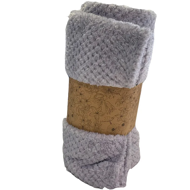 Factory Supply High Quality Blanket Single Side  Office Home Fabric Flannel Blanket