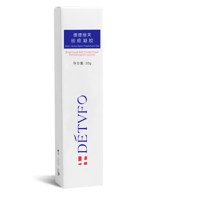 Stubborn Acne Spot Treatment Gel Pimple Cream for Acne Prone Skin with Natural Aloe vera control oil Acne repair purifying gel