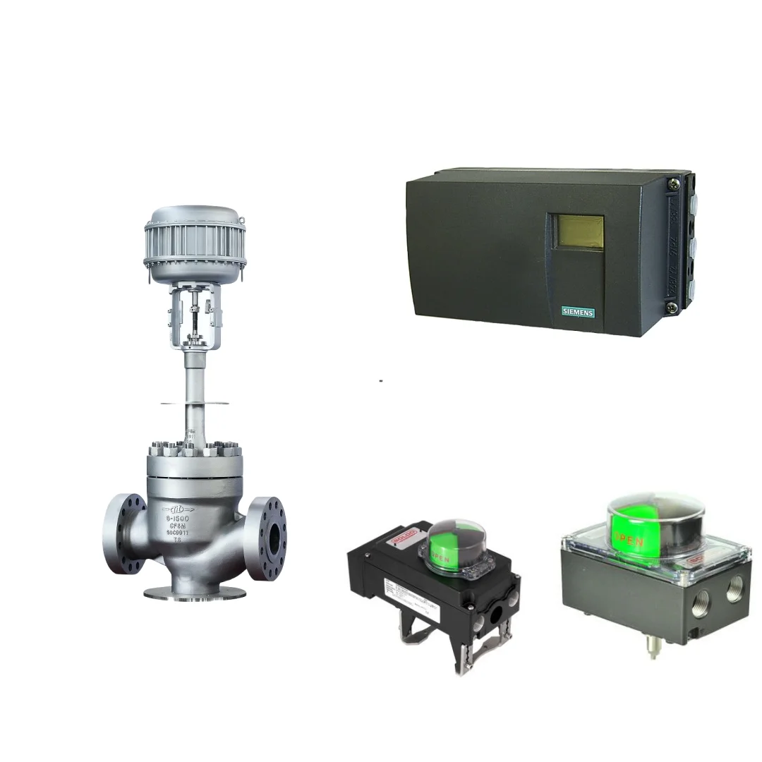 Известный китайский пневматический клапан с позиционером клапана Siemens SIPART PS2 и концевым выключателем Rotork