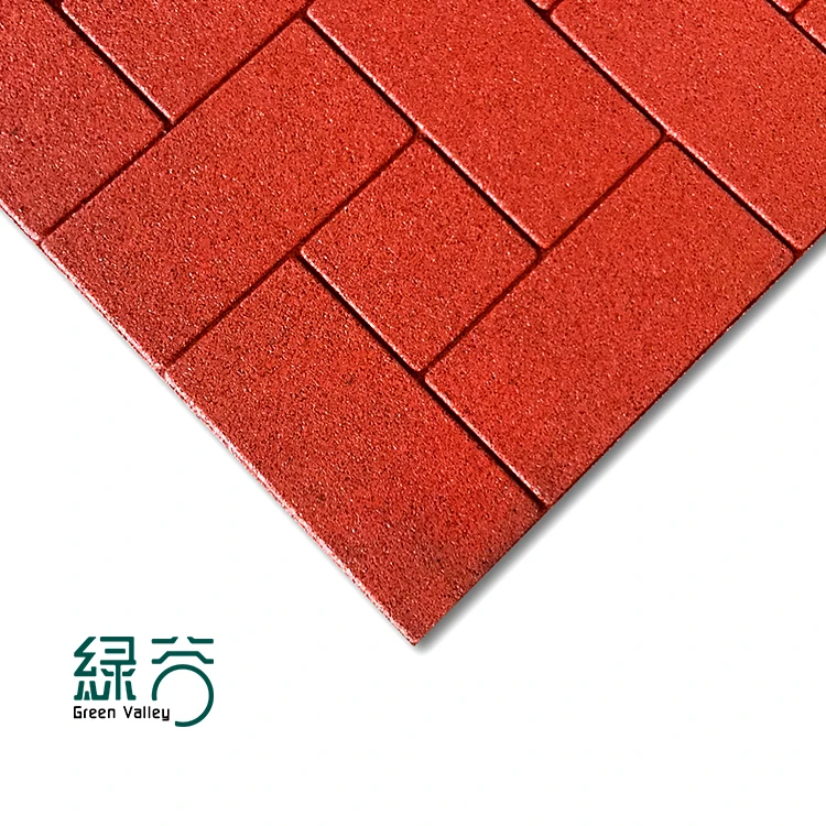 Hot Sales Eco Friendly Rubber Playground Tiles Outdoor Rubber Tile Mat Wholesale