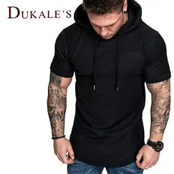 Slub Patched Curved Hem Mens Hooded Round Neck Bottom White Hemp Fiber Charcoal Hoodies Short Sleeve Bamboo Men Hoodies T-Shirt