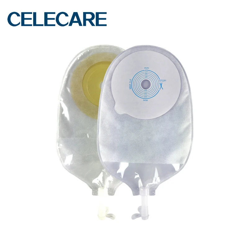 CELECARE One-Piece Medical Colostomy Ostomy Bags Non-Woven Colostomy Bags cut range from 15- 65mm