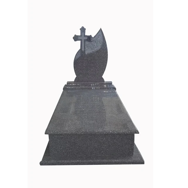 Factory Price Romanian Granite Headstones Monuments Tombstone Design Blank Poland Black Pink Purple Green Red White Blue