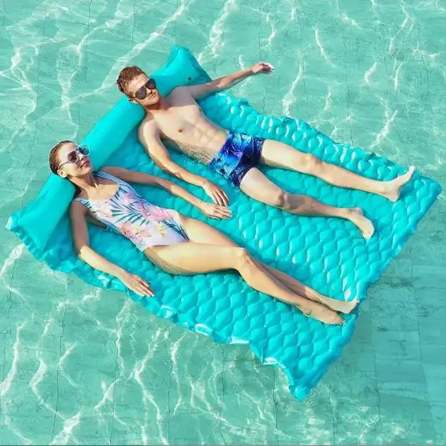 TOPKO 2m Custom Quality Floating Mat Water Floating Mat Accessories Customized Air Mattress