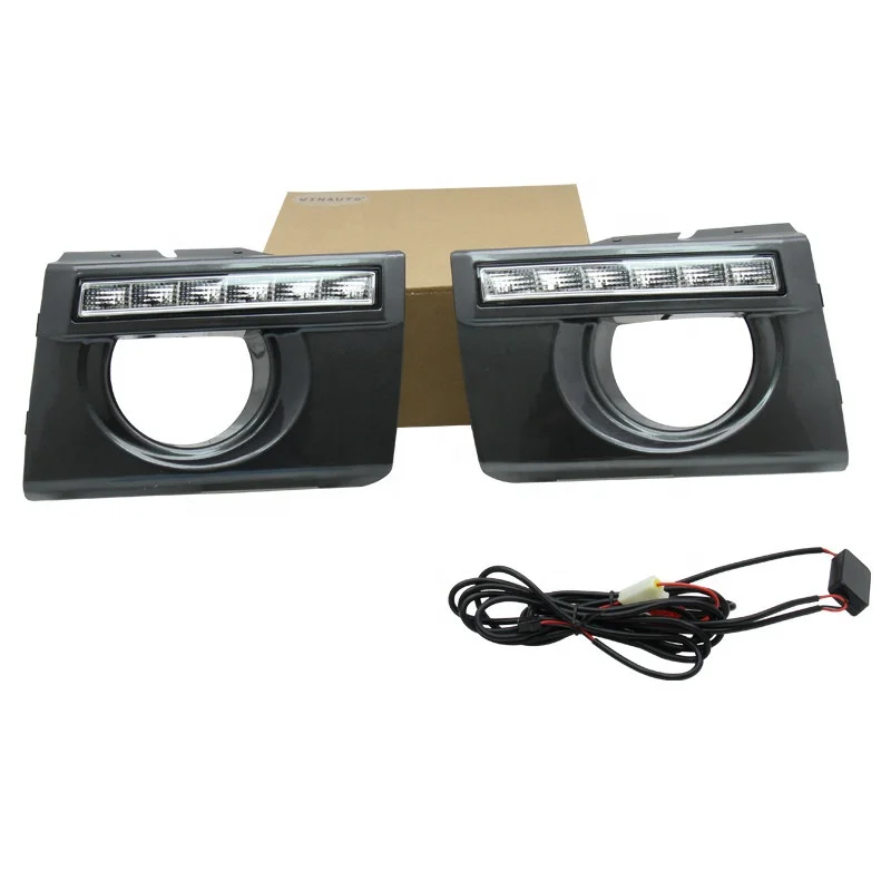 Светодиодные дневные ходовые огни Guangzhou Dallon DRL E4 Rl00 для Hyundai Tucson 2005-2009, противотуманные фары для переднего бампера, светодиодные автозапчасти