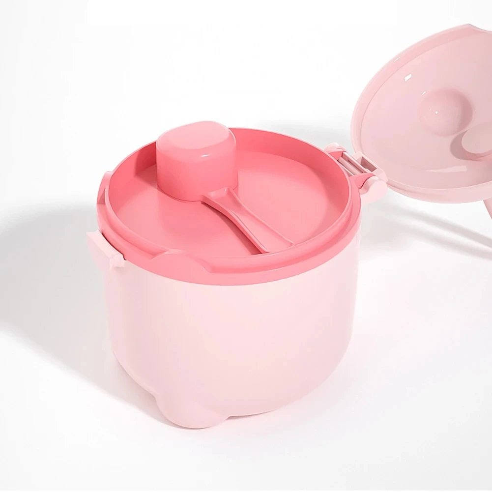 Milk powder storage dispenser Large Container Case Outside Travel Milk Powder Storage Box With Spoon And Carry Handle