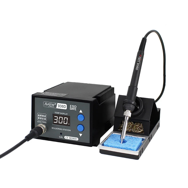 Soldering station Adjustable Intelligent High Power Constant Temperature Aojiw 936D  Welding station phone repair tool