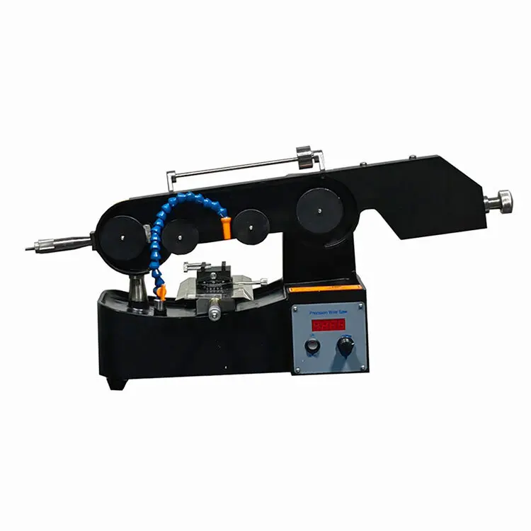 laboratory small scale diamond wire cutting machine mini diamond wire saw