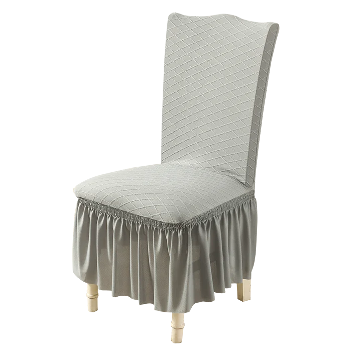 Wholesale Stretch Skirt jacquard cheap universal chair cover Wedding