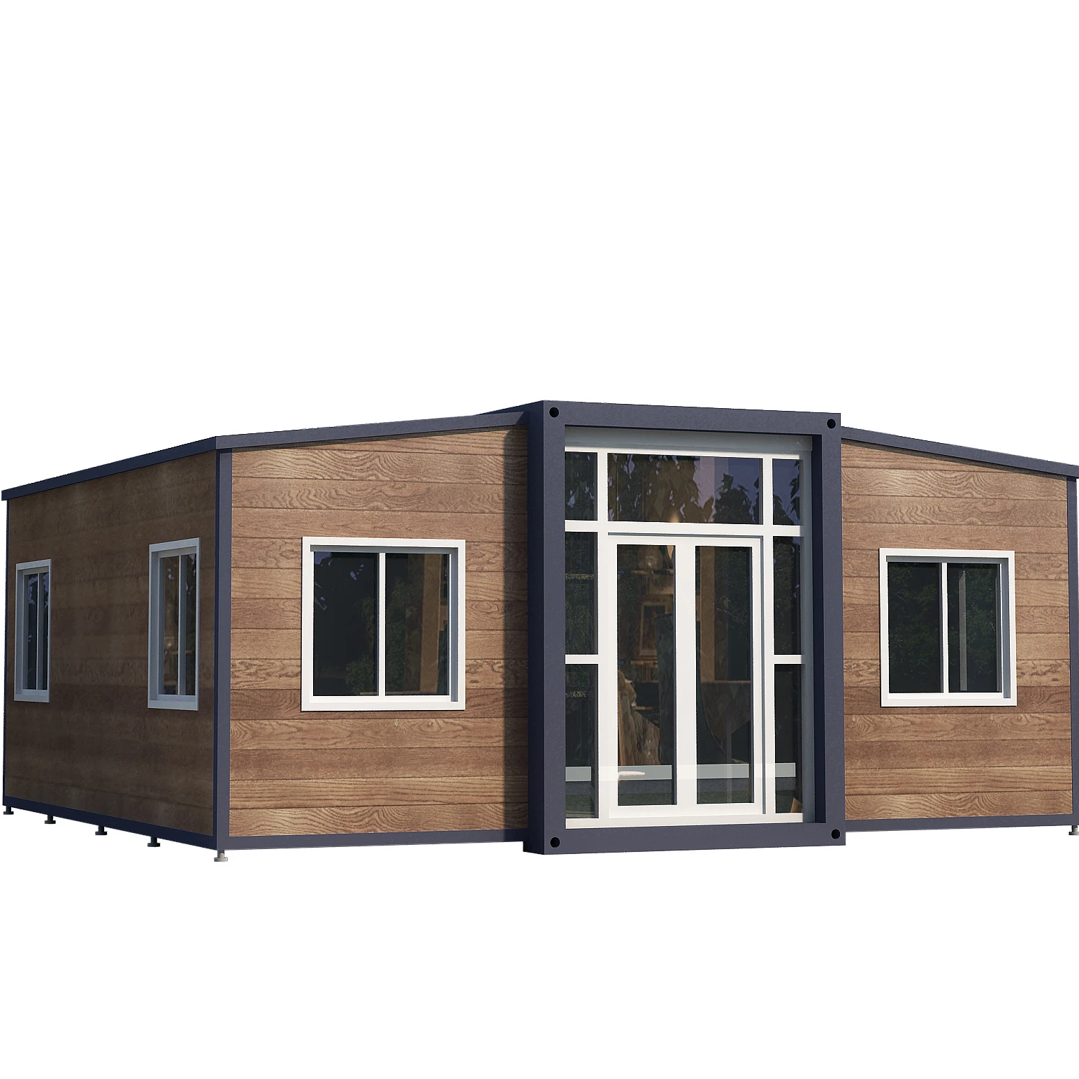 Складная квартира 20 футов 40 футов, передвижные дома, расширяемые контейнерные сборные апартаменты с ванной кухней