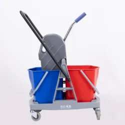 AF08076 BAIYUN 34L 2-Bucket Mop Wringer  bucket cleaning tools wringer Trolley Cart