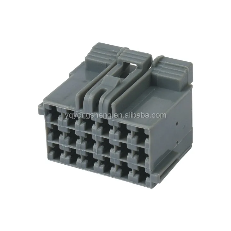  free sample 18 pin gray TYCO/AMP male housing 1-967629-1 electronic components connector