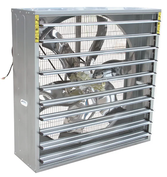 
HLF series galvanized sheet push pull fan ventilation and cooling equipment for livestock farms flower greenhouse air cooler 