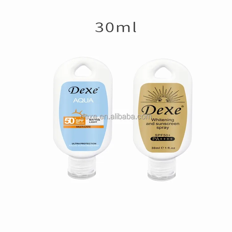 Dexe Hot Sale Natural Sun Protection Organic OEM Herbal Korean Sunscreen Cream SPF 50 Moisturizer Sunblock For All Skin