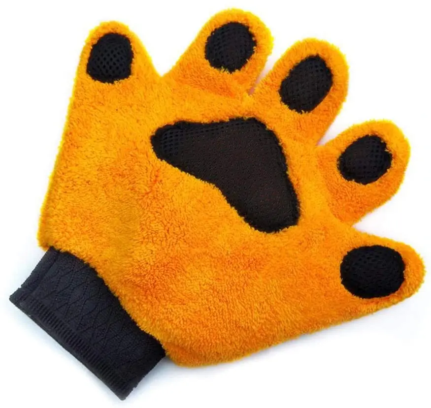 
BONNO New Design Highly Super Absorbent Microfiber Easy Twist 5finger Coral Fleece Car Wash Gloves 