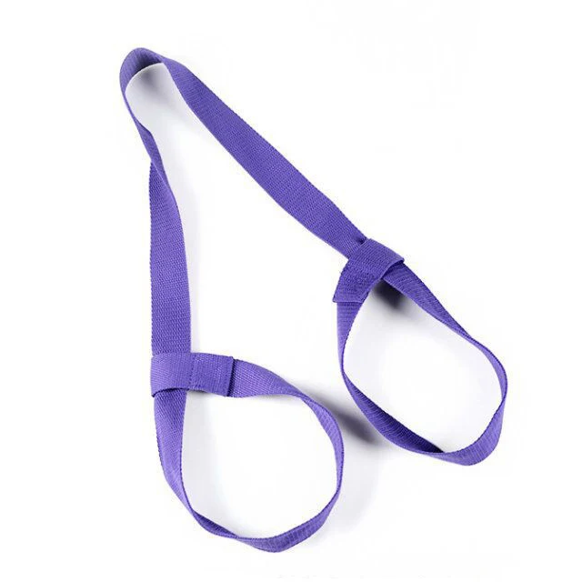 Non-Slip Portable Exercise Cotton Yoga Mat Carry Strap Belt with Private Label