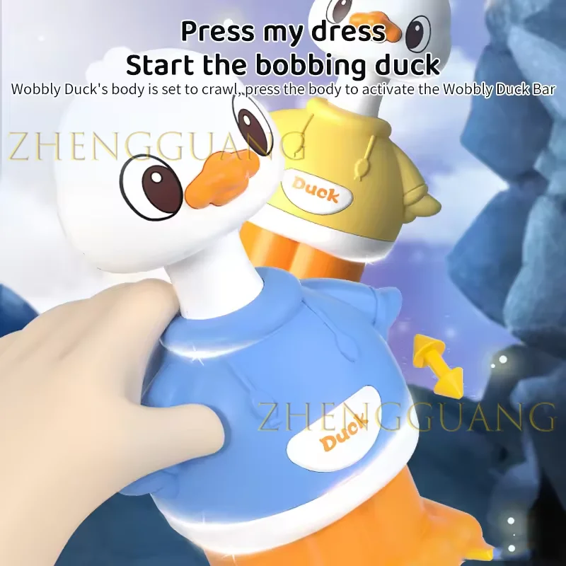 Zhengguang Toys Hot Selling Push Back Car Baby Fall Resistant Car Toy Inertia Press Bobblehead Duck Toy For Kids