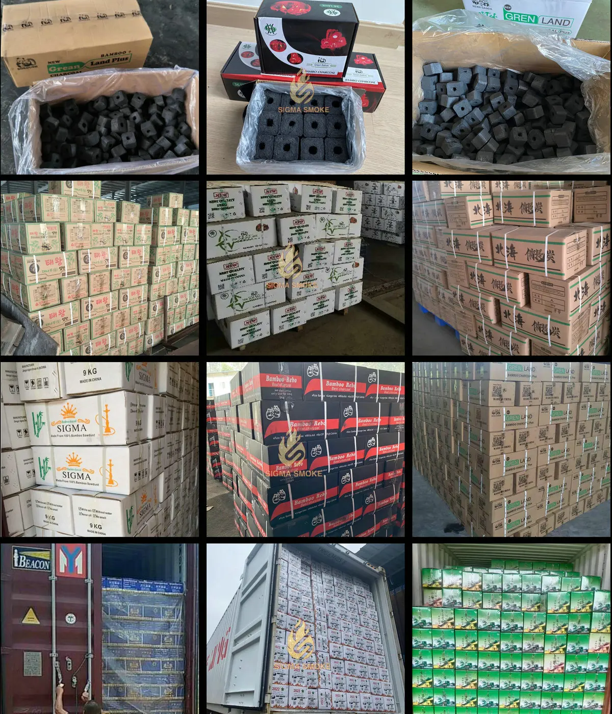 Sigma бамбуковые кубики в форме панды древесный уголь для кальяна