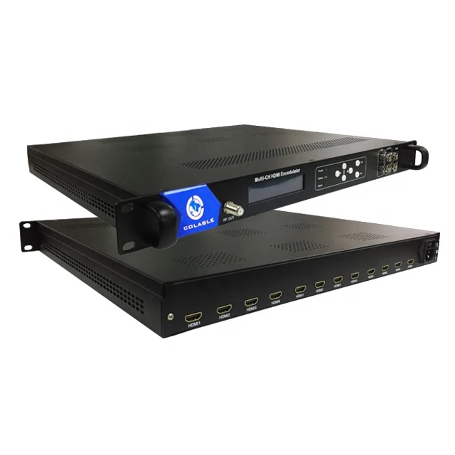 Hot Products  H.264 Video Encoding  12 Channels  HD to RF Modulator DVB-C DVB-T ATSC ISDB-T COL5011H