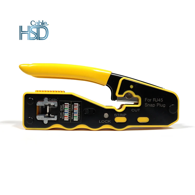 Hot sale RJ45 cable tool 8P8C pass through pass through plug crimping tools