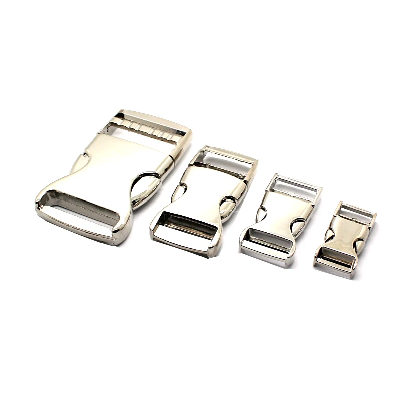 custom Logo Men Automatic Silver Metal  zinc alloy belt suitcase quick release buckle for strap bag buckle metal adjust buckle
