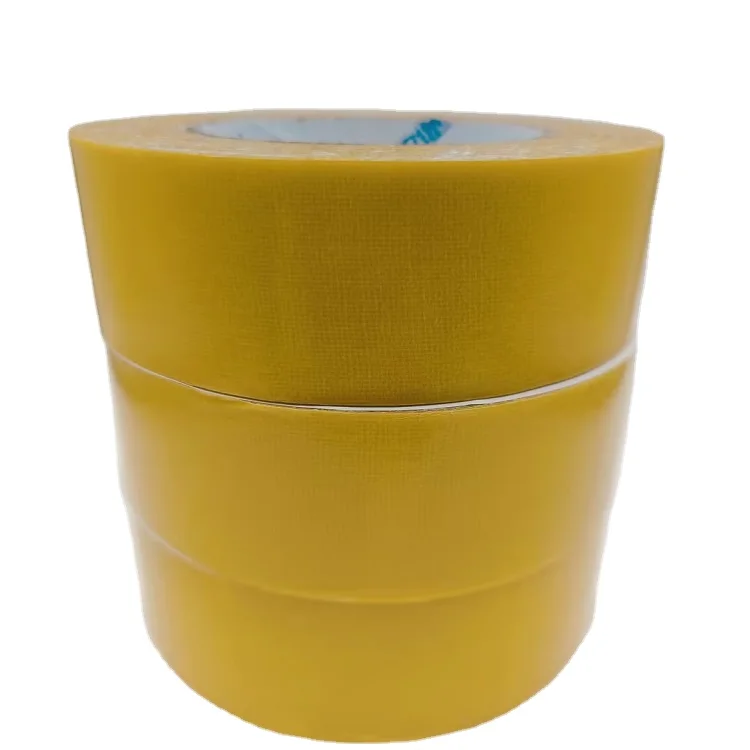 Высоковязкая сетчатая Стекловолоконная основа двухсторонняя нить самоклеящаяся лента для ковров