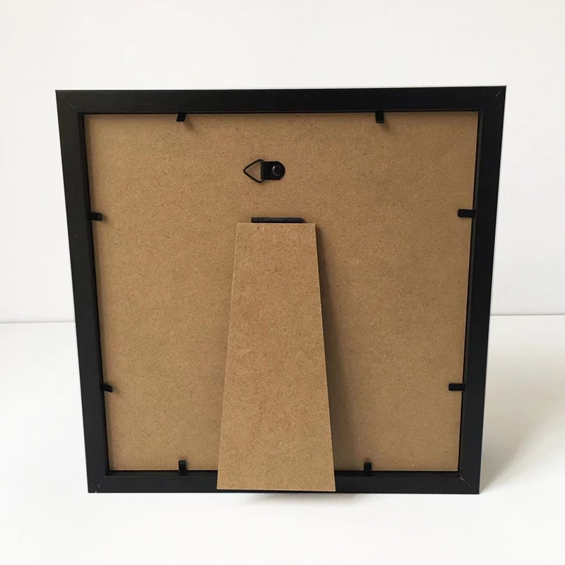 Depth 6cm Shadowbox Display Case Wooden Picture Frame 8x8' Black Shadow Box