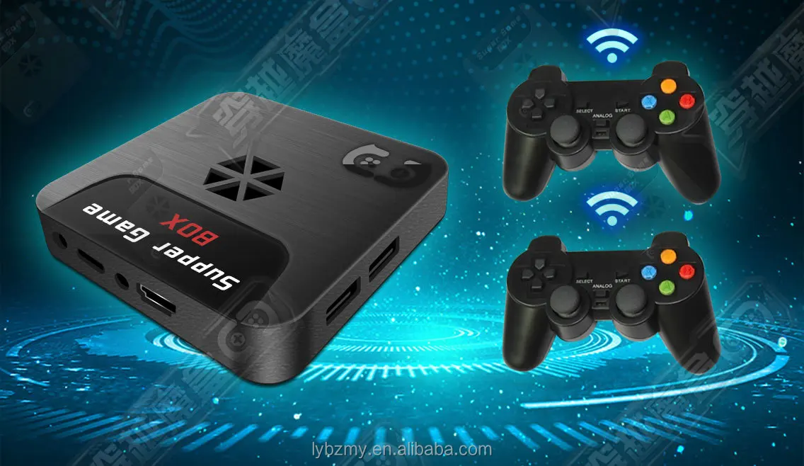 4K TV Player Classic 64G X5 Game box Wireless 9163 Video Game Console