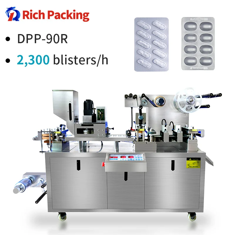 DPP 80 Mini Alu Blister Machine A Blister Thermoforming Machine For Blister