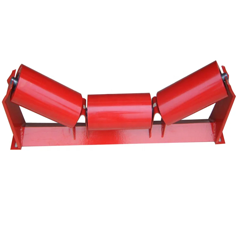 belt conveyor side guide roller Idler Troughing Steel carrier roller for crashing plant coal mining belt conveyor