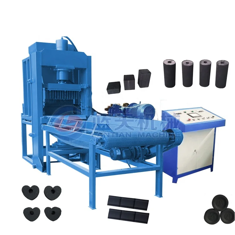 Hydraulic press customization shape cubic hookah shisha charcoal machine price coconut charcoal press machine