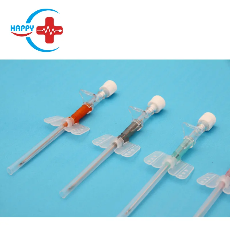 
HC-K037 For Sale IV cannula with Drug feeding mouth&Indwelling needle/Vein indwelling needle 