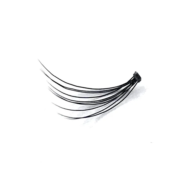 wholesale 10D 0.10c natural thick curl thickness fan silk lashes individual eyelash extensions lash packaging box with logo