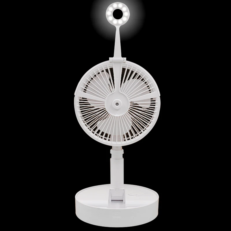 Factory Direct rechargeable table fan Portable USB Handheld folding fan Foldable Standing cooling Fan