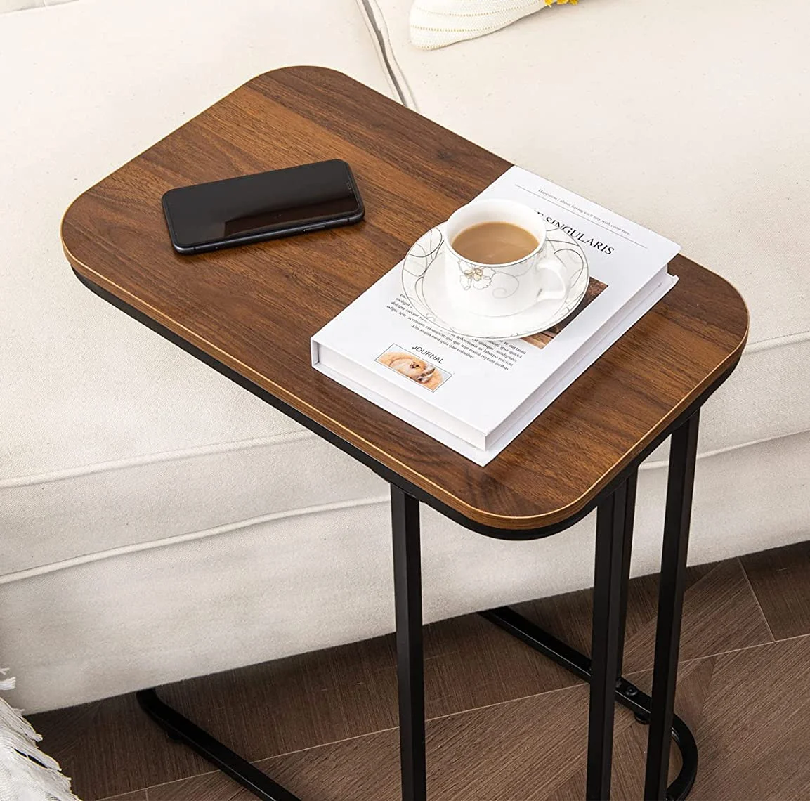 New iron Nordic round square marble modern wood black white gold side coffee table