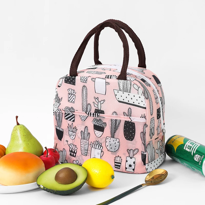 Thermal Small Portable Insulated Cooler Lunch Picnic Storage Bag Carry Tote Box