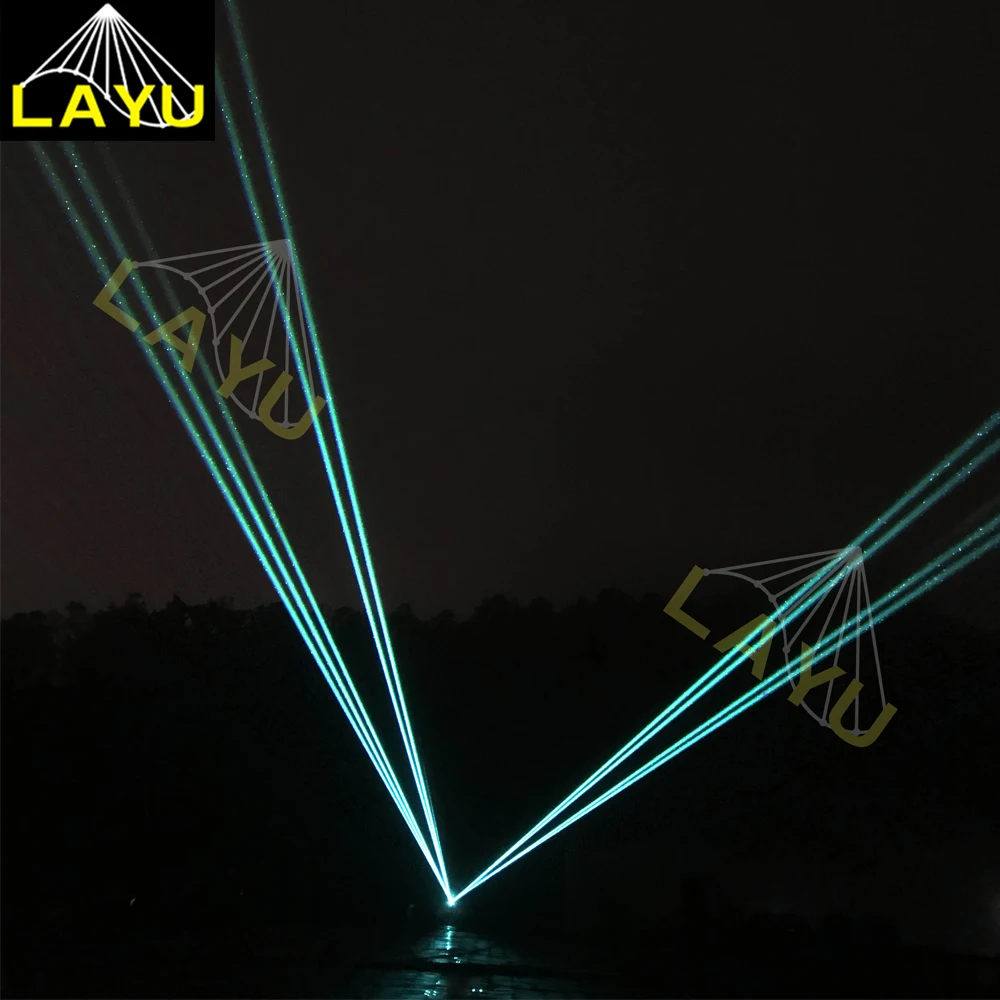 outdoor waterproof disco laser show 4W 6W 8W 10W dmx laser projector ILDA RGB animation laser light