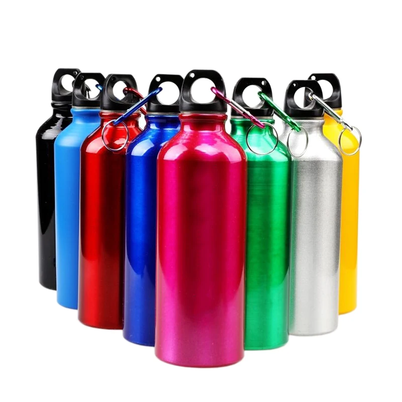 Manufacturer 500ML 750ML Bpa Free Recyclable Gym Bicycle Cycling Aluminum Sport Water Bottle With Lid